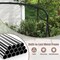 Costway Patio Metal Swing Stand Heavy-Duty A-Shaped Swing Frame with Double Side Bars